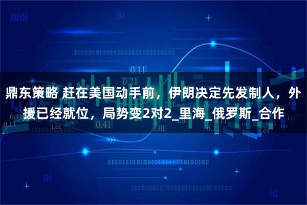 鼎东策略 赶在美国动手前，伊朗决定先发制人，外援已经就位，局势变2对2_里海_俄罗斯_合作